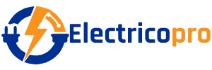 Logotipo de Electricopro, empresa de instalaciones eléctricas en Madrid